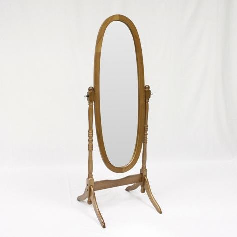 Oak Cheval Mirror