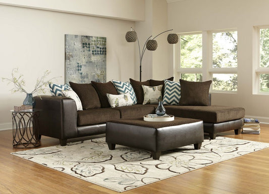 Reggae Chocolate 2pc Sectional