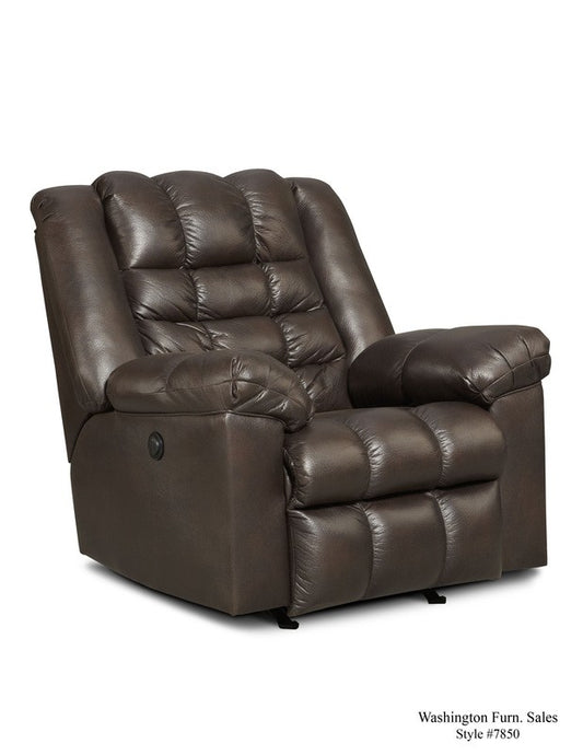 Kaden Chocolate Leather Recliner