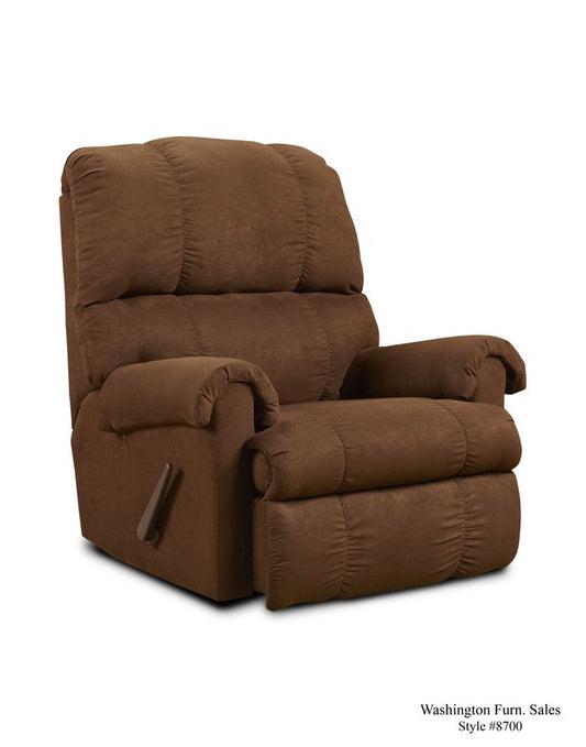 Flatsuede Chocolate Recliner