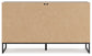 Deanlow Full Platform Panel Bed with Dresser and Nightstand