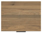 Deanlow Full Platform Panel Bed with Dresser and Nightstand