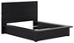 Londer Queen Panel Bed with Mirrored Dresser and 2 Nightstands