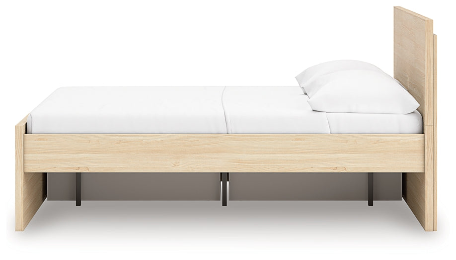 Onita Full Panel Platform Bed with 1 Side Storage