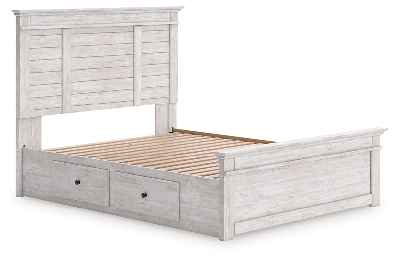 Makidern Queen Panel Storage Bed