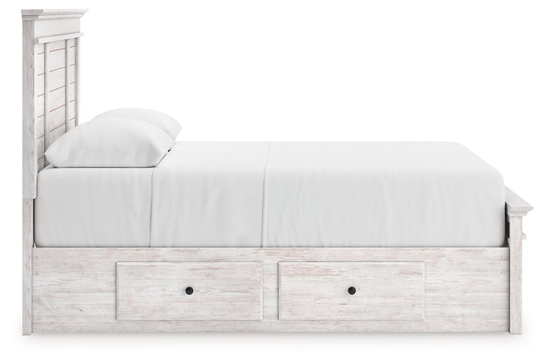 Makidern Queen Panel Storage Bed