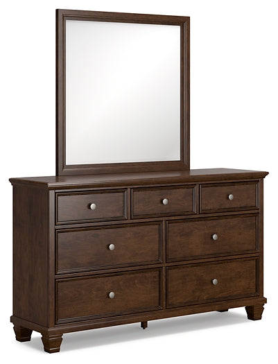 Danabrin Twin Panel Storage Bed, Dresser, Mirror and Nightstand