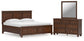 Danabrin King Panel Storage Bed, Dresser and Mirror