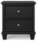 Lanolee King Panel Storage Bed, Dresser, Mirror and Nightstand
