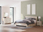 Lawroy King Panel Bed with Storage, Dresser, Mirror and Nightstand
