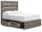 Urbanoore Full Panel Bed with Storage, Dresser, Mirror and Nightstand