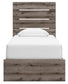 Urbanoore Twin Panel Bed with Storage, Dresser and Mirror