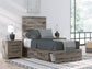 Urbanoore Twin Panel Bed with Storage, Dresser and Mirror