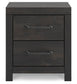 Delmorta Full Panel Bed with Storage, Dresser, Mirror and Nightstand