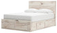 Lawroy Queen Panel Storage Bed, Dresser, Mirror, Chest and Nightstand