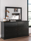 Maribel Full Panel Bed, Dresser, Mirror and Nightstand