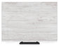 Cayboni Full Panel Bed with Mirrored Dresser
