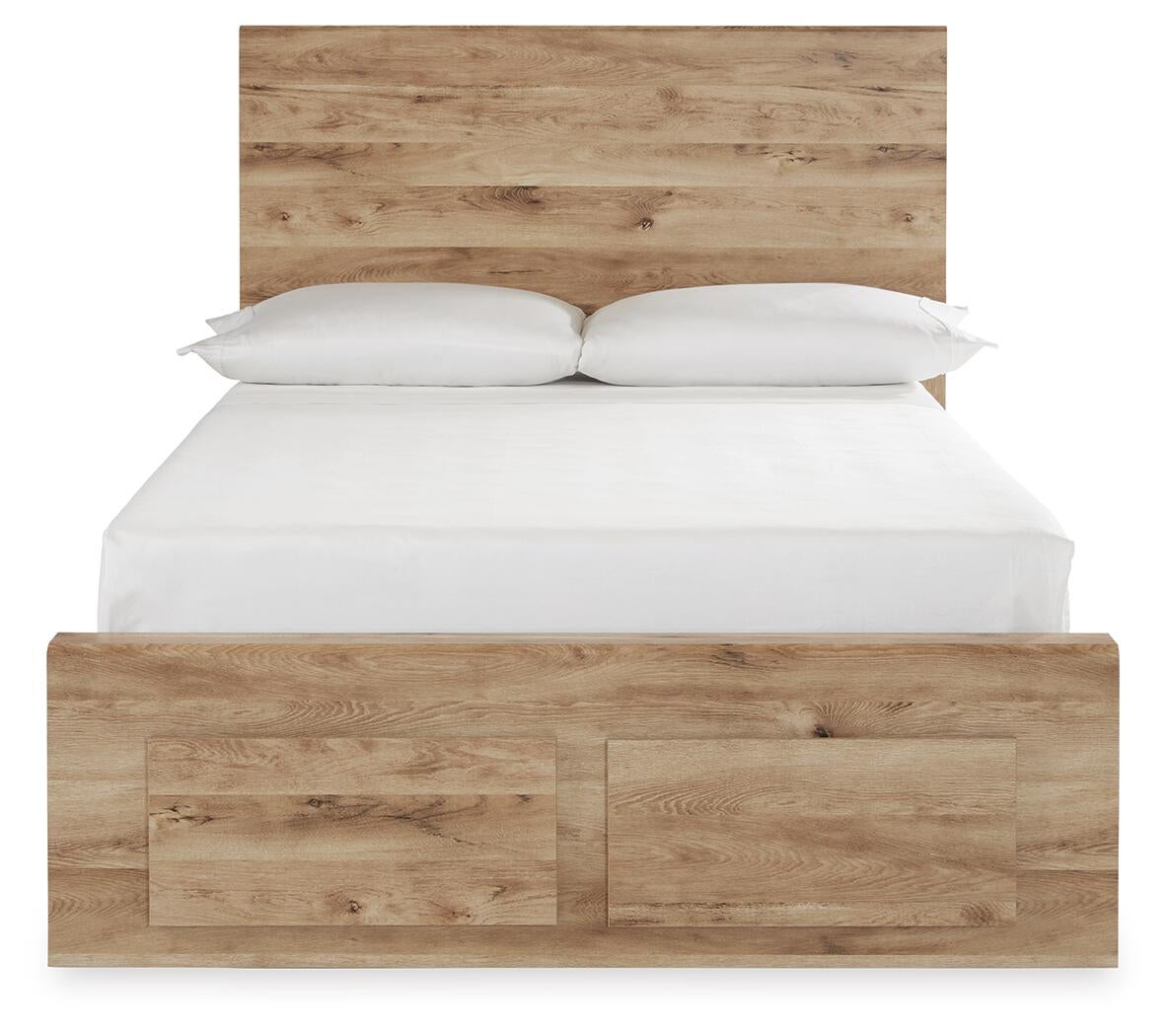 Hyanna Full Panel Storage Bed, Dresser, Mirror and Nightstand