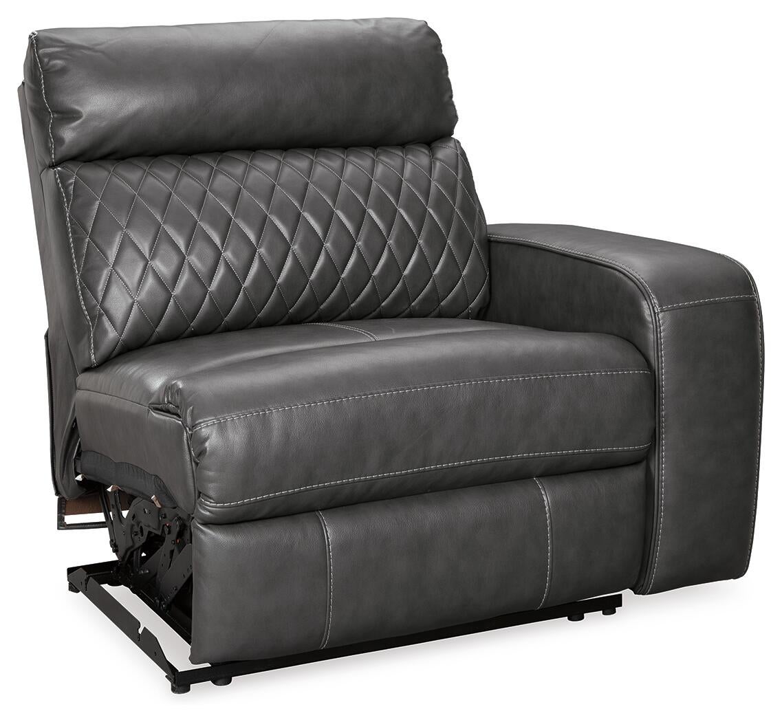 Samperstone 2-Piece Power Reclining Sectional Loveseat