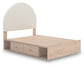 Arloster Full Upholstered Panel Bed with Storage