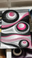 1504 Pink Hand Carved Rug 5x8