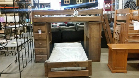 Twin- Twin Student Loft Bed