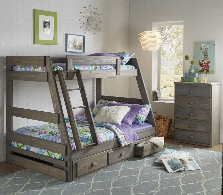 Twin / Full "A" Frame Bunk Bed