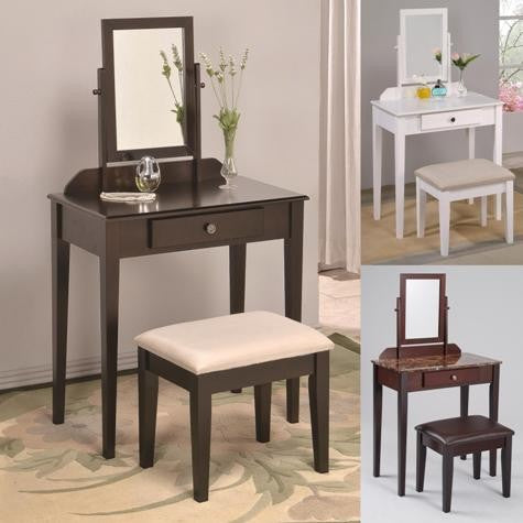 Iris Vanity and Stool