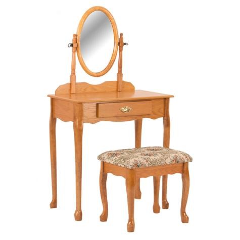 Vanity Set Oak