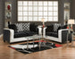 4120 Delta Black and White Living Room Group