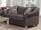Piccolo Graphite 2pc Living Room Group