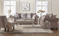 Cosmos Putty Sofa and Loveseat