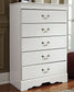 Anarasia Five Drawer Chest