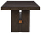 Burkhaus RECT Dining Room EXT Table