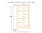 Brinxton Full Panel Bed with Mirrored Dresser and Chest