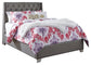 Coralayne Full Upholstered Bed with Dresser