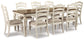 Realyn Dining Table and 8 Chairs