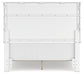 Fortman Full Panel Bed with Mirrored Dresser, Chest and Nightstand