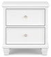 Fortman Full Panel Bed with Mirrored Dresser, Chest and Nightstand